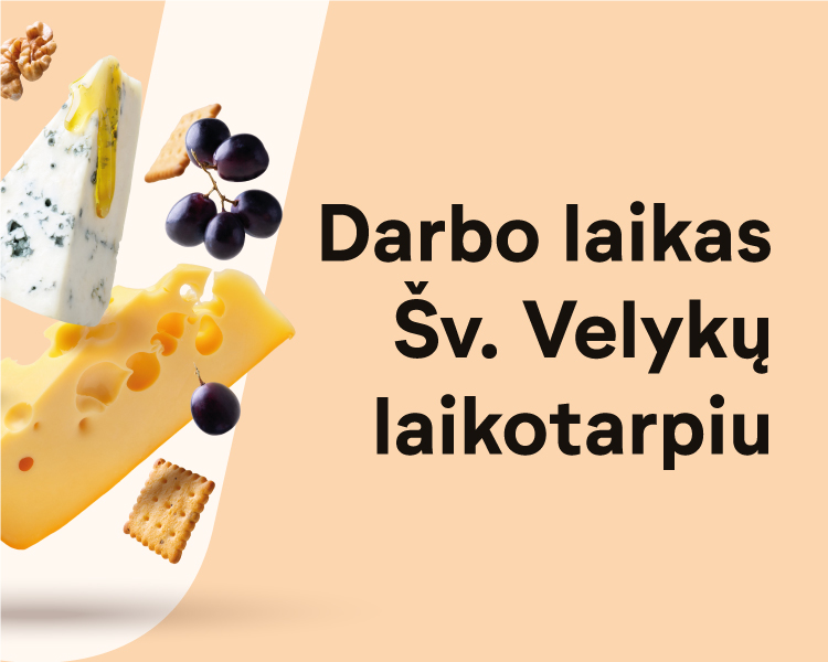 DARBO LAIKAS ŠV. VELYKŲ LAIKOTARPIU!